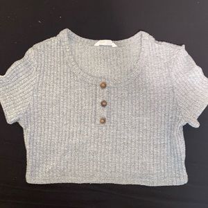 Sweater like crop top- Girls/Kids